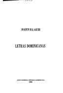 Letras dominicanas