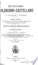 Diccionario valenciano-castellano de D. José Escrig y Martínez