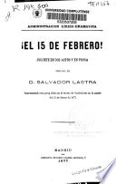 !El 15 de febrero!