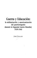 Guerra y educación