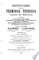 Diccionario de los términos técnicos usados en medicina