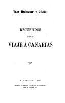 Recuerdos de un viaje á Canarias
