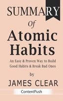 Summary of Atomic Habits