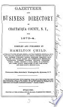 Gazetteer and Business Directory of Chautauqua County, N.Y., for 1873-4 - Hamilton Child