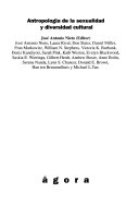 Antropología de la sexualidad y diversidad cultural