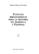 Fuentes bibliográficas para la historia de América y Filipinas