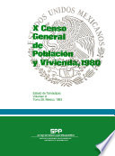 X Censo General de Población y Vivienda, 1980. Estado de Tamaulipas. Volumen I. Tomo 28 - INEGI