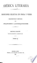 América literaria - Francisco Lagomaggiore