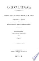 America literaria producciones selectas en prosa y verso
