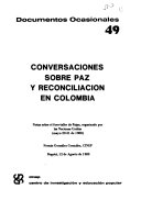 Conversaciones sobre paz y reconciliación en Colombia