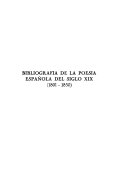 Bibliografía de la poesía española del siglo XIX (1801-1850): Obras generales. Autores y obras anónimas (A-Ch)