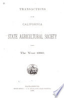 Transactions of the California State Agricultural Society - California State Board of Agriculture