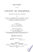 History of the County of Annapolis