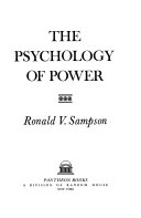 The Psychology of Power