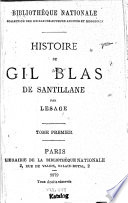 Histoire de Gil Blas de Santillane