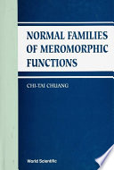 Normal Families Of Meromorphic Functions