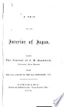 A Trip Into the Interior of Japan