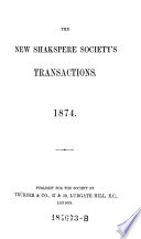 The Strange and Worthy Accidents in the Birth and Life of Marina. Extracted by F. G. Fleay from the Play Called Pericles, Prince of Tyre, as Imprinted at London ... 1609 - William Shakespeare