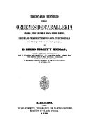 Diccionario histórico de las órdenes de caballería