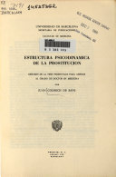 Estructura psicodinamica de la prostirución