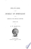 Annual Report of the Bureau of Ethnology