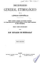 Diccionario general etimológico de la lengua española - Roque Barcia