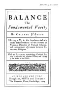 Balance the Fundamental Verity