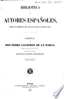 Comedias de Don Pedro Calderon de la Barca