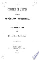 Cuestión de límites entre la República Argentina y Bolivia