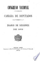 Diario de sesiones de la Cámara de Diputados - Argentina. Congreso de la Nación. Cámara de Diputados de la Nación