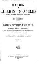 Dramaticos posteriores a Lope de Vega - Ramón de Mesonero Romanos