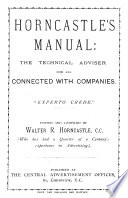 Horncastle's manual, ed. by W.R. Horncastle