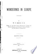 Wanderings in Europe