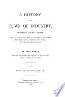 A History of the Town of Industry