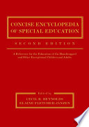 Concise Encyclopedia of Special Education