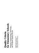 Quality Criteria for Elementary Schools