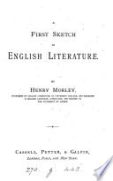 A First Sketch of English Literature