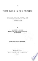 A First Book in Old English