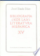 Bibliografía de la literatura hispánica