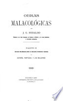 Obras malacológicas