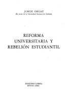 Reforma Universitaria Y Rebelión Estudiantil