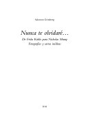 Nunca te olvidaré-