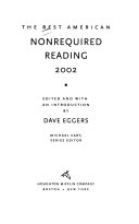 The Best American Nonrequired Reading