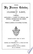 The Ely Diocesan Calendar and Clergy List for ...