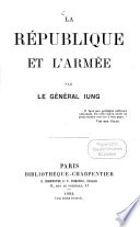 La république et l'armée par Th. Jung