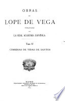 Obras de Lope de Vega ; publicadas por la Real Academia Española: Comedias de vidas de santos - Lope de Vega