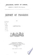 Report of Progress for the Year ...