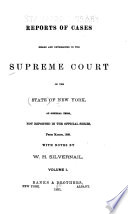Reports of Cases Heard and Determined in the Supreme Court of the State of New York