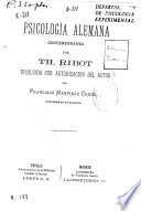 Psicología alemana contemporánea