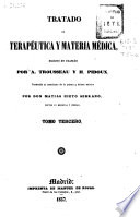 Tratado de terapéutica y materia médica